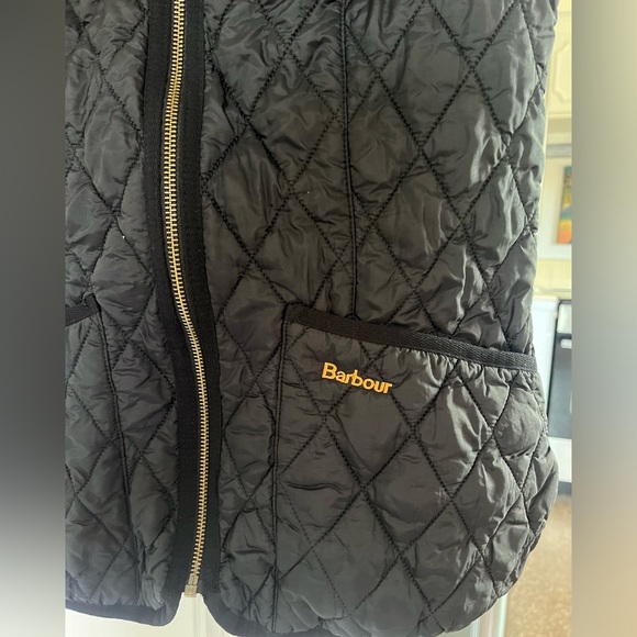 Barbour quilted black vest - Picture 2 of 4